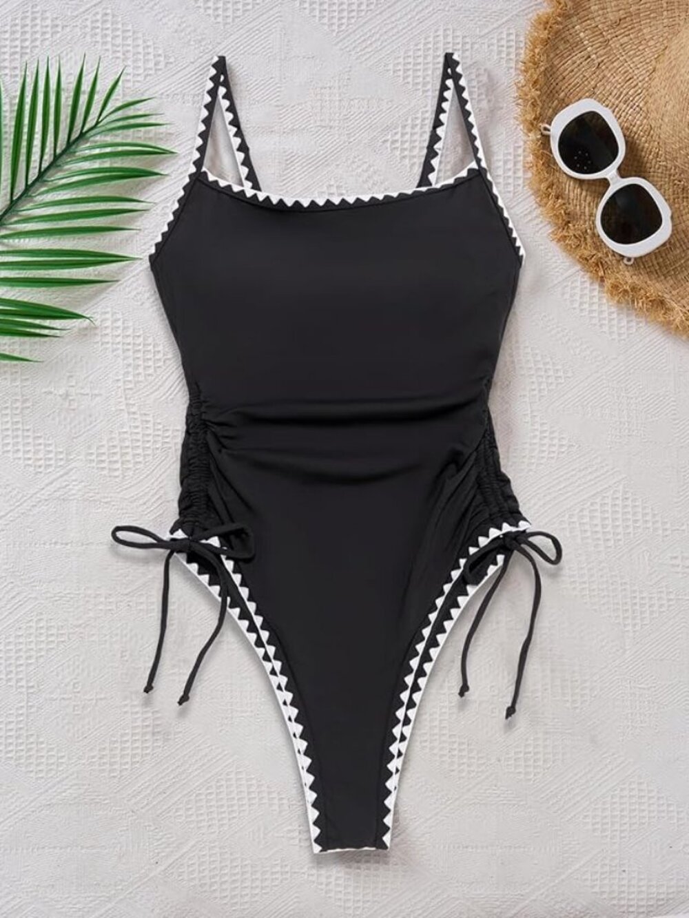 Daci Women's High Cut One Piece Swimsuit - Picture 4 of 6